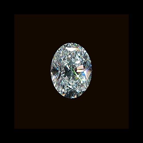 1 Karat E VVS1 Diamant, loser Diamant, ovaler Schliff