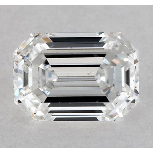 1 Karat Smaragd, natürlicher, aus der Erde gewonnener Diamant, lose, E, VVS1, sehr guter Schliff