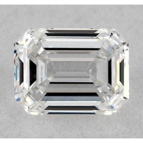 1 Karat Smaragd, natürlicher, aus der Erde gewonnener Diamant, lose, F, VS1, sehr guter Schliff