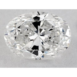 1 Karat ovaler, natürlicher, aus der Erde gewonnener Diamant, lose, F, VS1, sehr guter Schliff