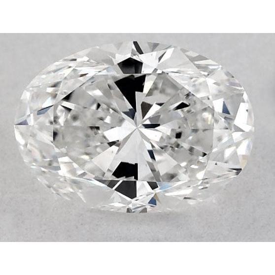1 Karat ovaler Diamant, lose, F, VS1, sehr guter Schliff