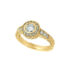 14 Karat Gelbgold Schmuck mit Brillant – 1 Karat