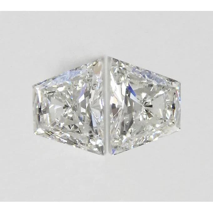 1,50 Karat G VVS1 Trapezgeschliffene lose Diamantenpaar