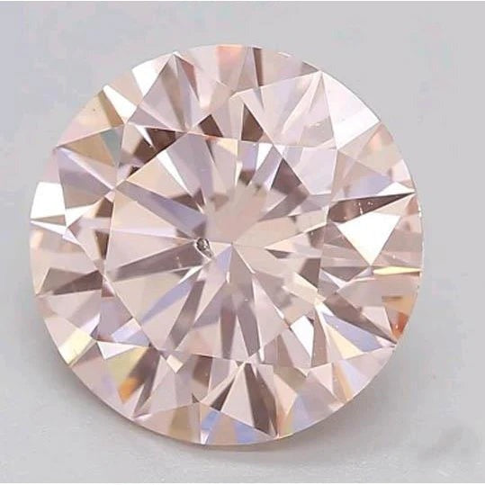 Loose Sapphires Natural Gold mit Rosa Saphir – Frontansicht