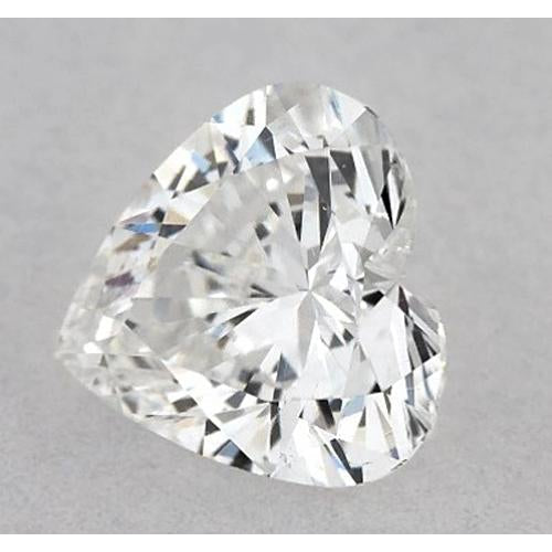 Herzform Edler Diamant Ring in Gold – Frontansicht