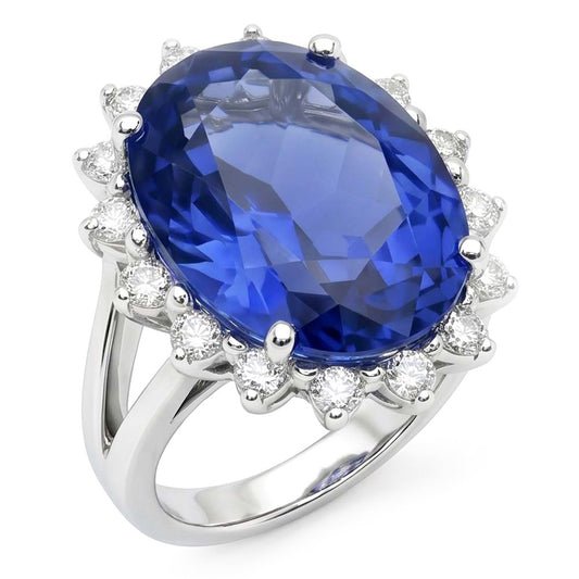 10 Carat großer Saphir-Verlobungsring
