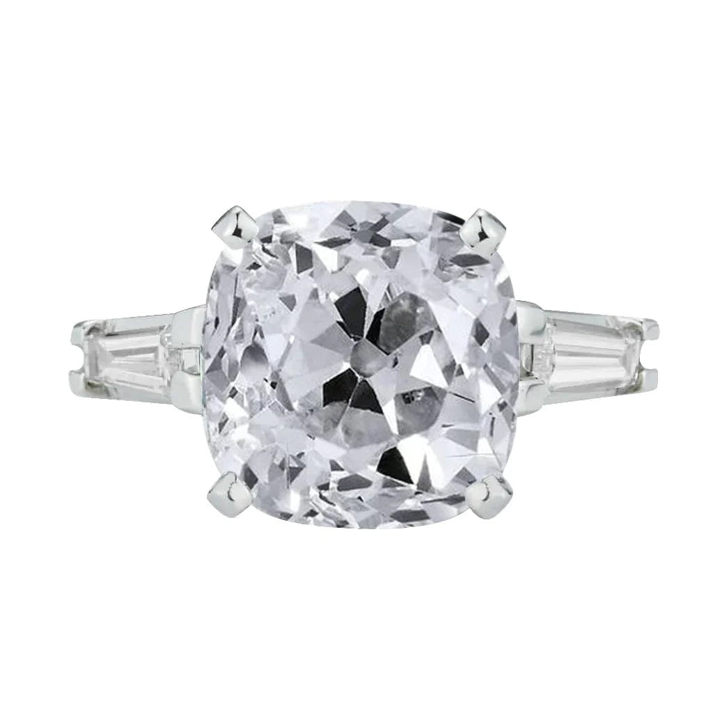 10 Karat 3-Stein-Natürliche Diamantring