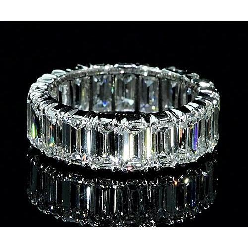 10 Karat Ewigkeits-Smaragd-Echt Diamantband
