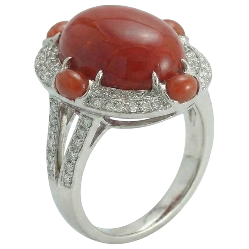 echter oval diamant 8.00Karat ring Detailansicht