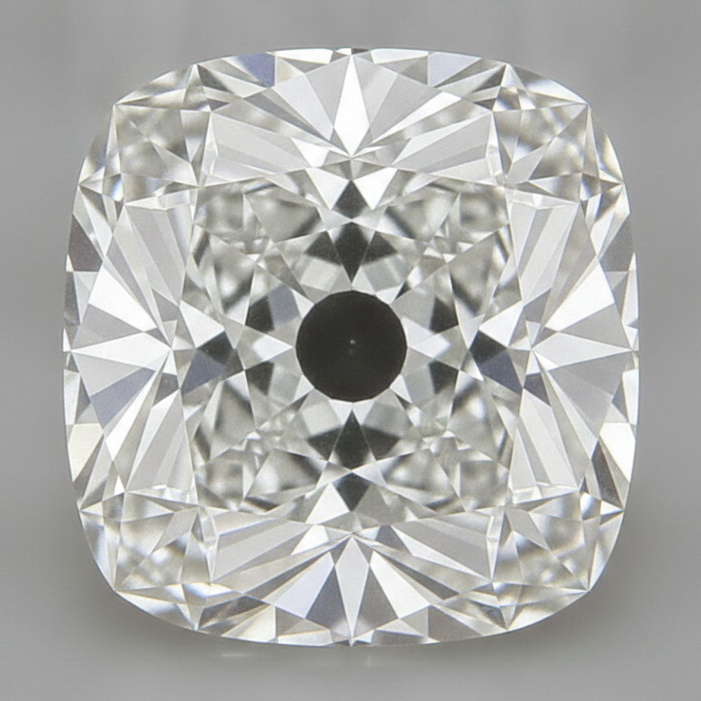 10 Karat Altschliff Kissenschliff Echter Natürlicher Loser Diamant H VS1