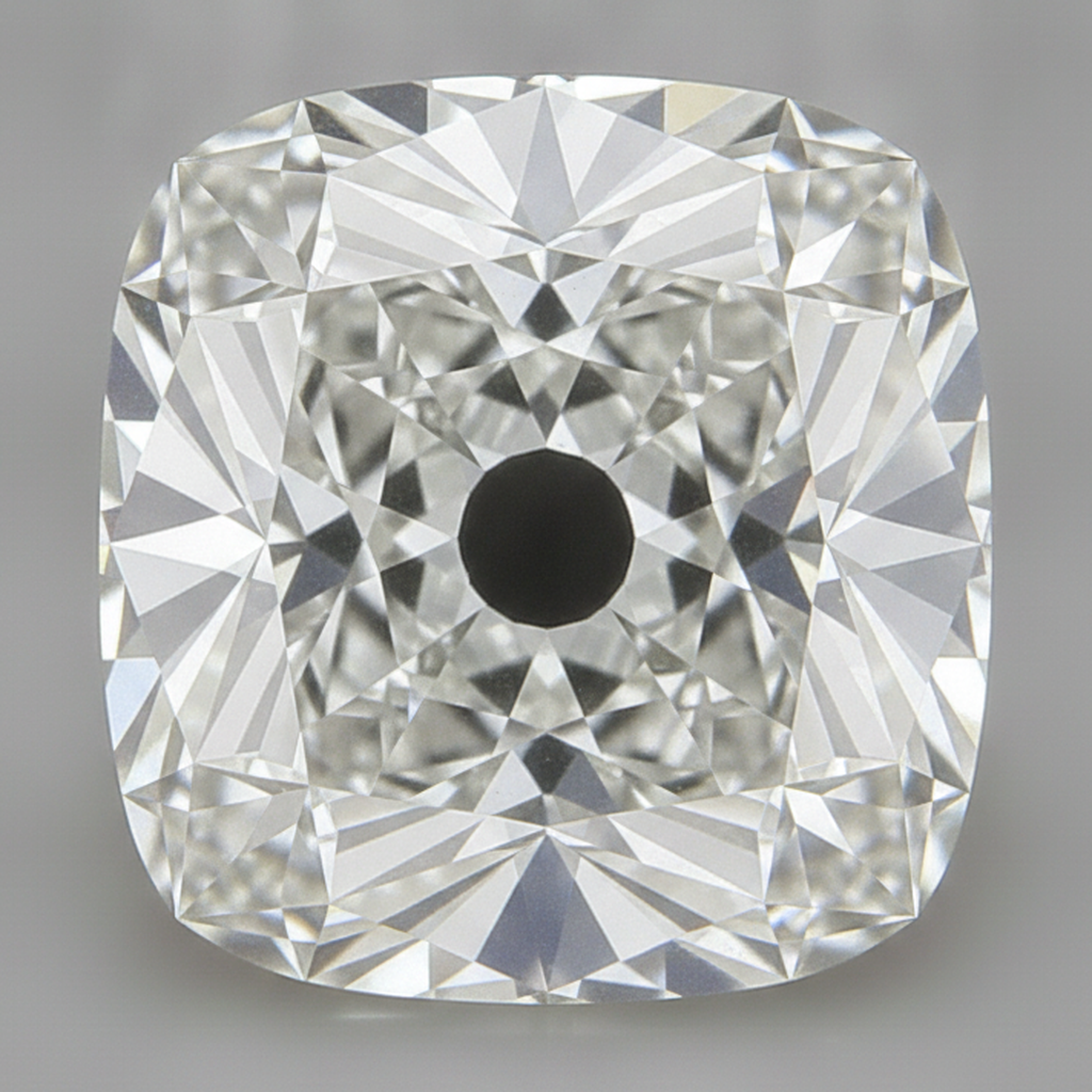 10 Karat Altschliff Kissenschliff Echter Natürlicher Loser Diamant H VS1