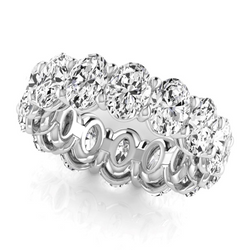 Diamant Eternity Band 0,75 Karat – 14 Karat Weißgold