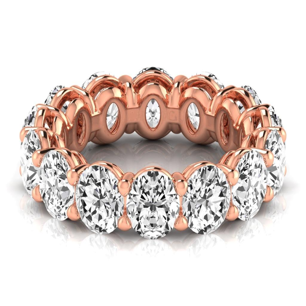 Edler Diamant Eternity Band – Frontansicht