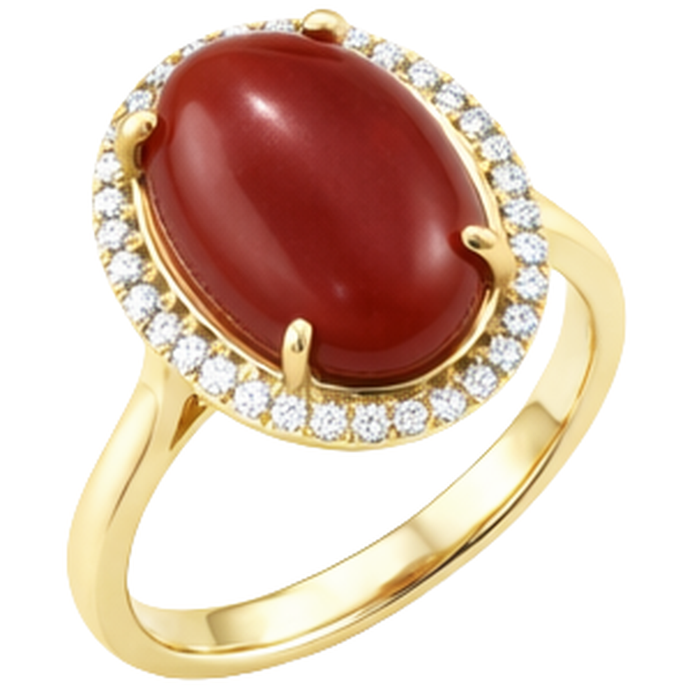 echter oval diamant 12.50Karat ring Draufsicht