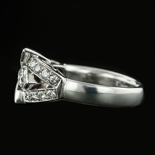 12 Karat Marquise-Echt Natürlicher Diamant ( nicht im Labor gezüchtet )-Damenring