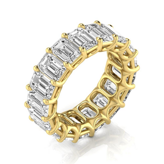 Eternity Band 14K Gelbgold mit Diamant – Hauptansicht