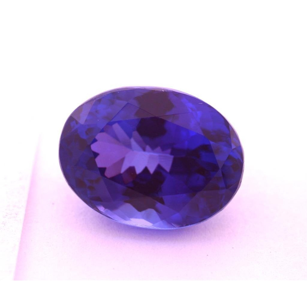 Tansanit Loose Sapphires Natural 6-Karat Gold – Frontansicht