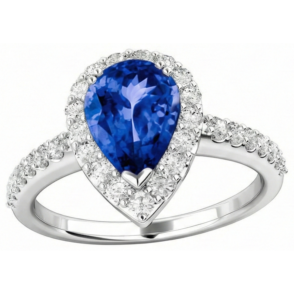 echter round diamant 12.25Karat ring Seitenansicht