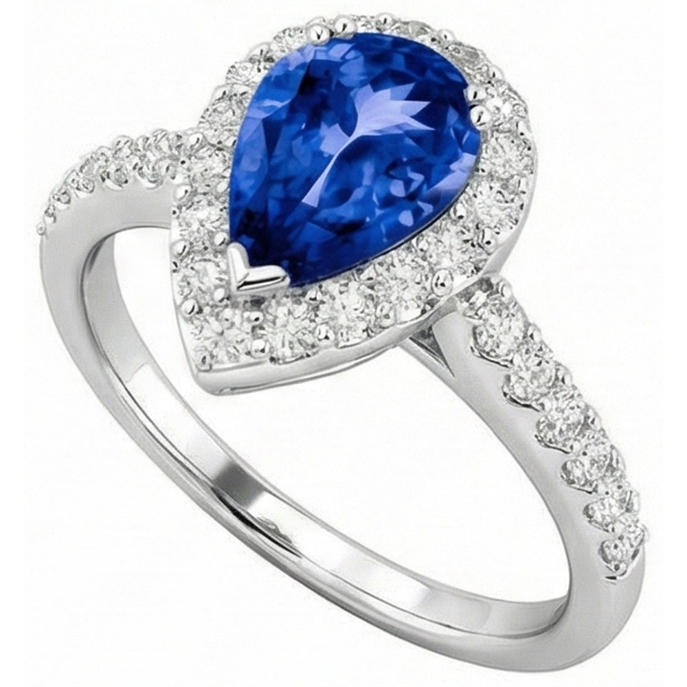 echter round diamant 12.25Karat ring Detailansicht