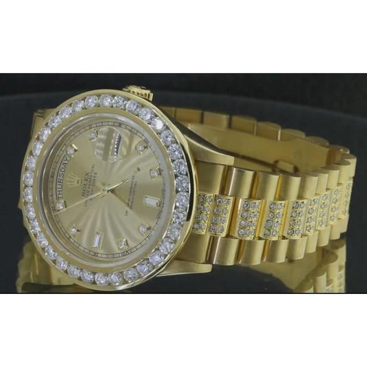 Ausgefroren Brauch Diamant Rolex