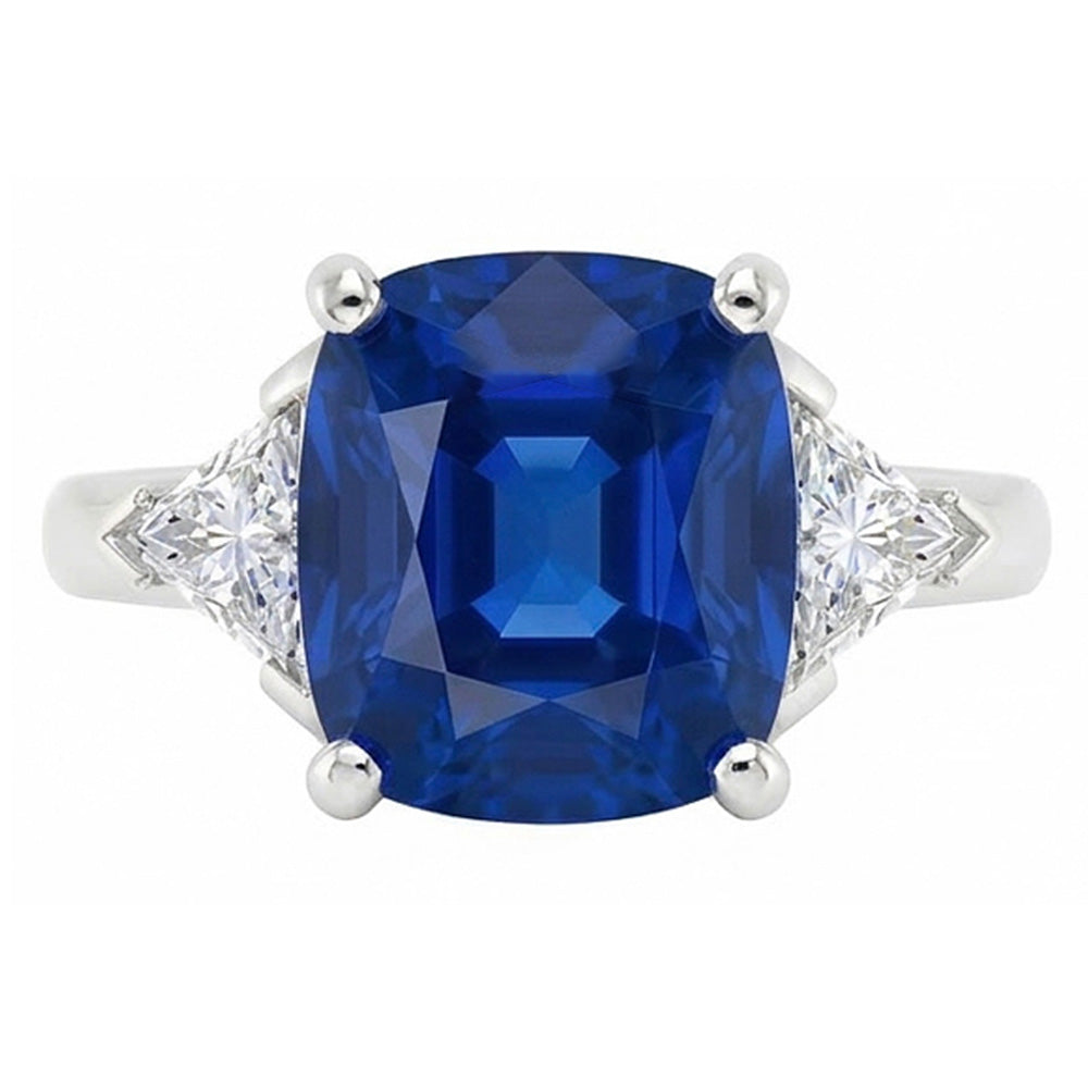 14K Gold 9 Carat Saphir-Verlobungsring