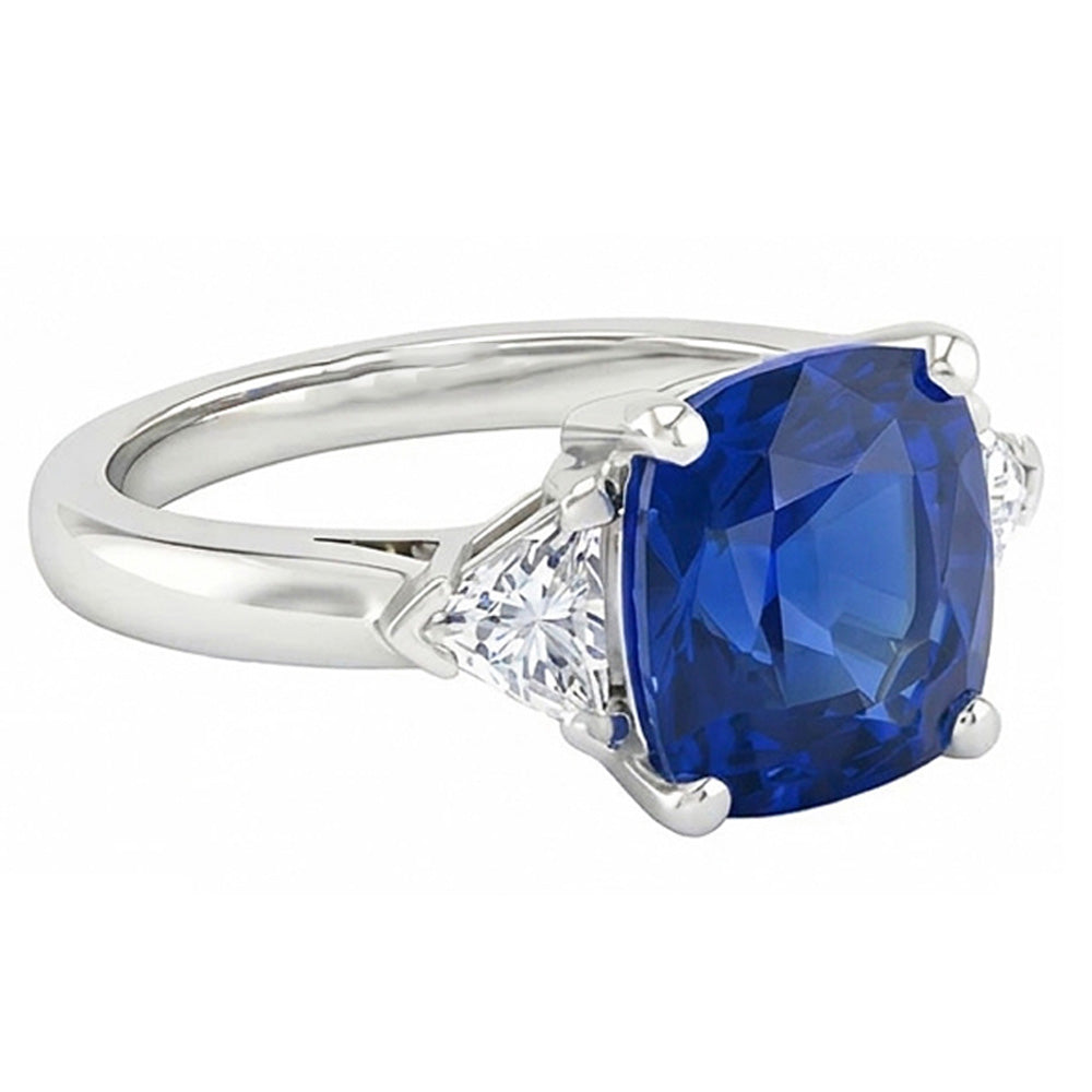 14K Gold 9 Carat Saphir-Verlobungsring