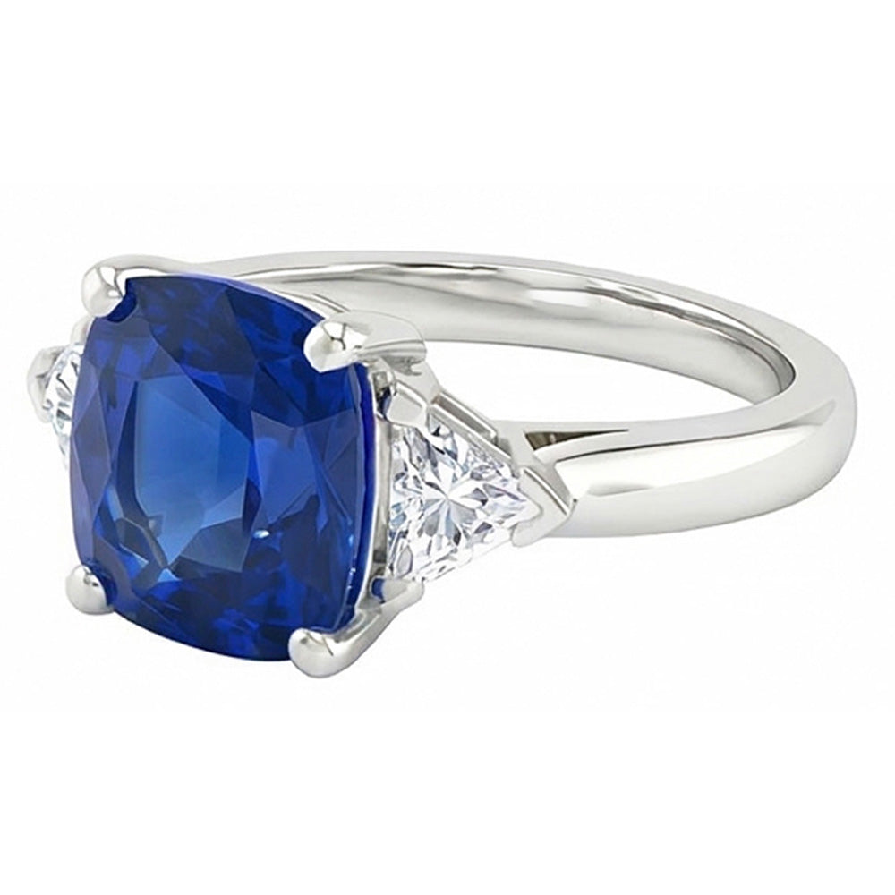 14K Gold 9 Carat Saphir-Verlobungsring