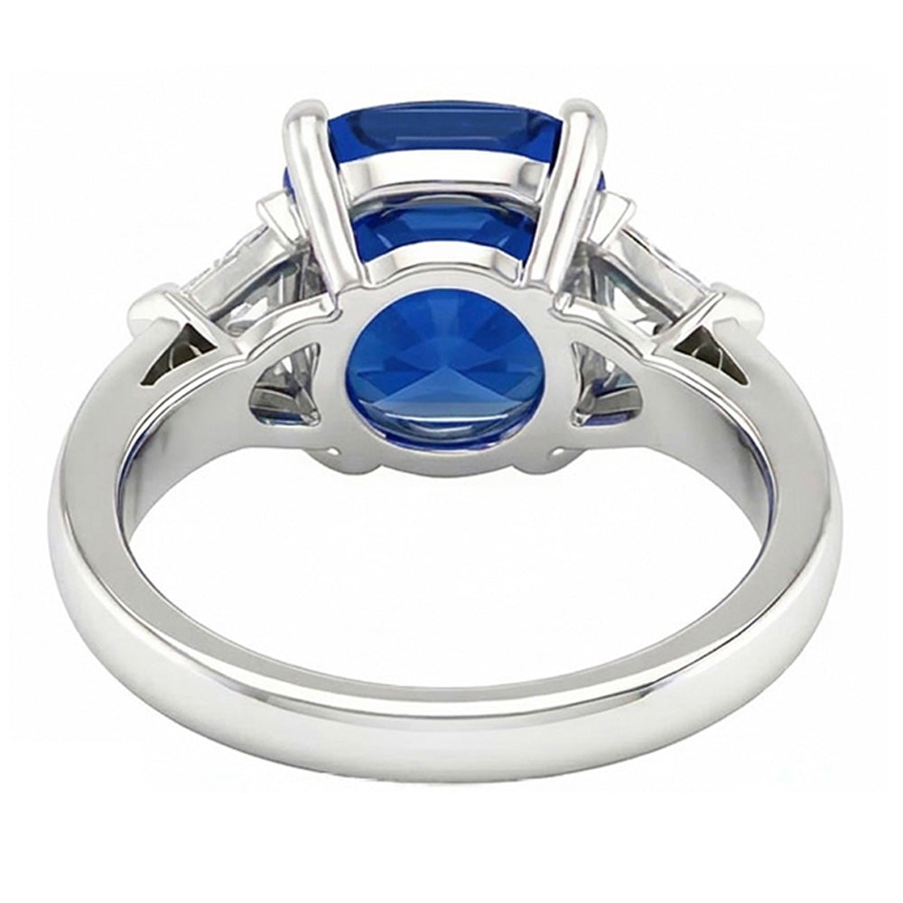 14K Gold 9 Carat Saphir-Verlobungsring