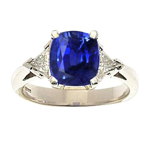 14K Gold 9 Carat Saphir-Verlobungsring
