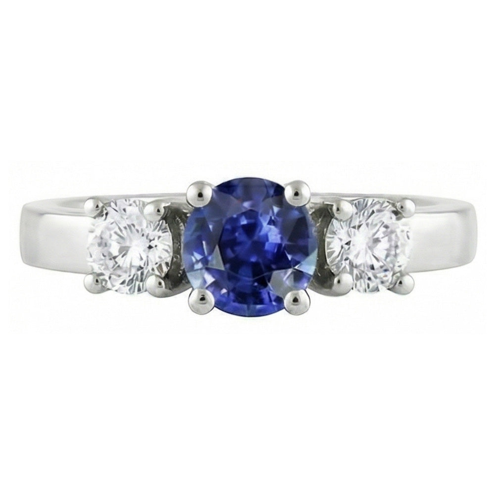 echter round diamant 2.50Karat ring Seitenansicht