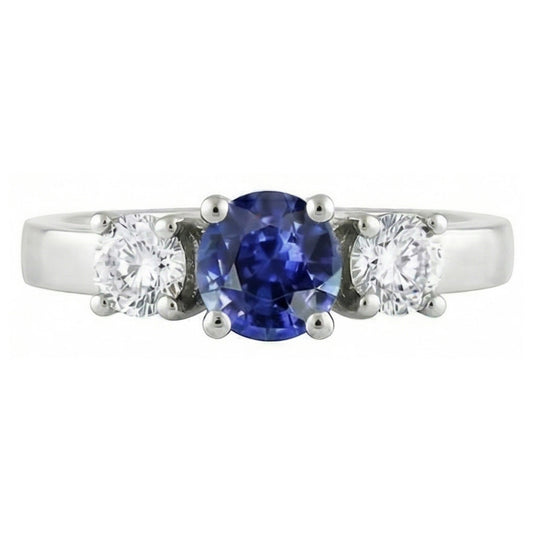 echter round diamant 2.50Karat ring Seitenansicht