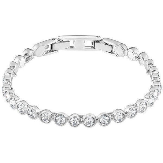 14K WG 5,60 Karat Lünette Set Rundschliff Echt Diamanten Tennisarmband