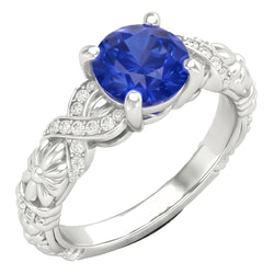 Echter Saphir Ring 1.90 Karat