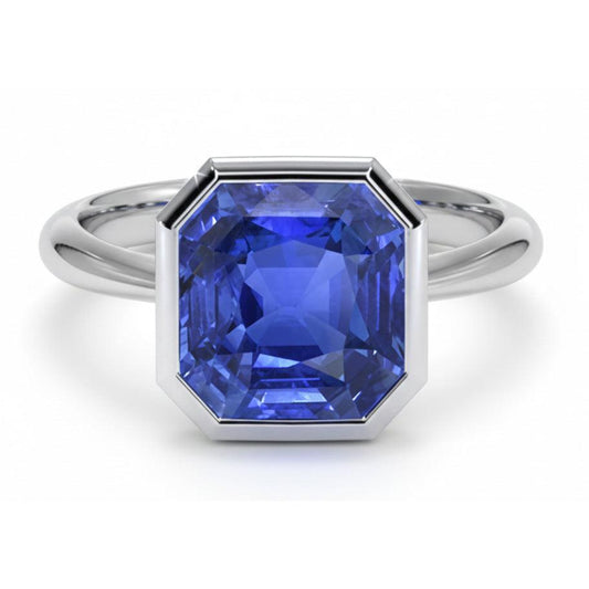 14K Gold 5 Karat Saphir-Verlobungsring
