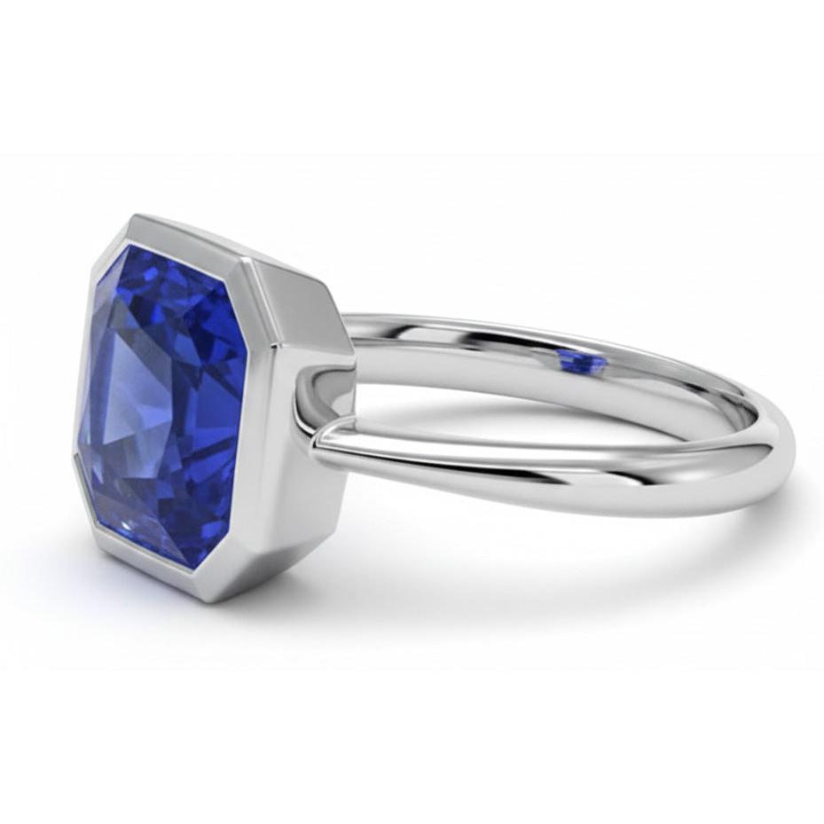 14K Gold 5 Karat Saphir-Verlobungsring