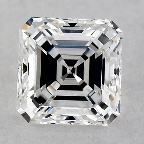 1,5 Karat Asscher-Diamant, lose, F Fl, sehr guter Schliff