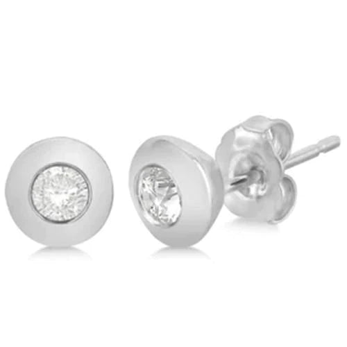 1,5 ct Echt Diamant-Damen-Ohrstecker im Rundschliff