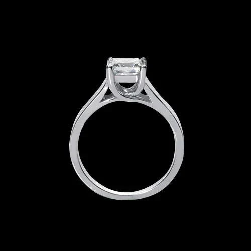 1,5 ct Gold-Prinzessin-Echt Diamantring