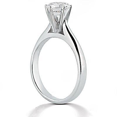 1,50 ct. Echt Diamant-Solitär-Verlobungsring Weißgold 14K