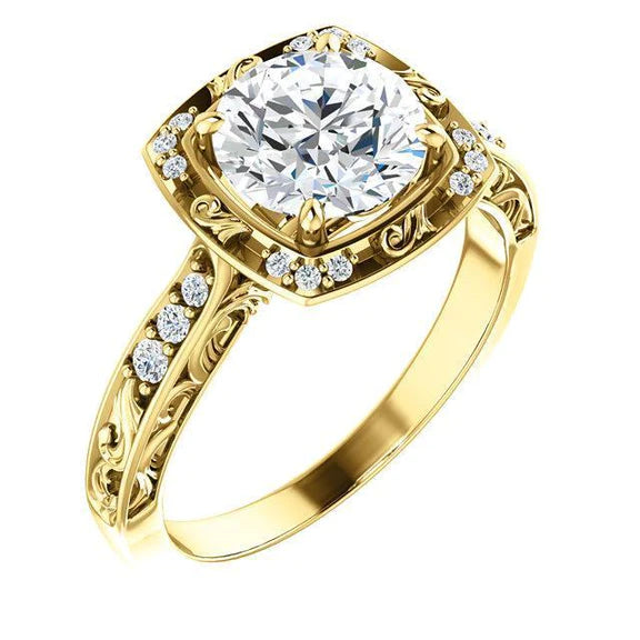 1,65 ct. Runder Brillant Echt Diamanten Jubiläumsring Schmuck