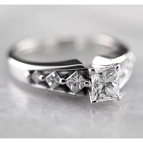 1,75 Karat Prinzessin Echt Diamant-Verlobungsring