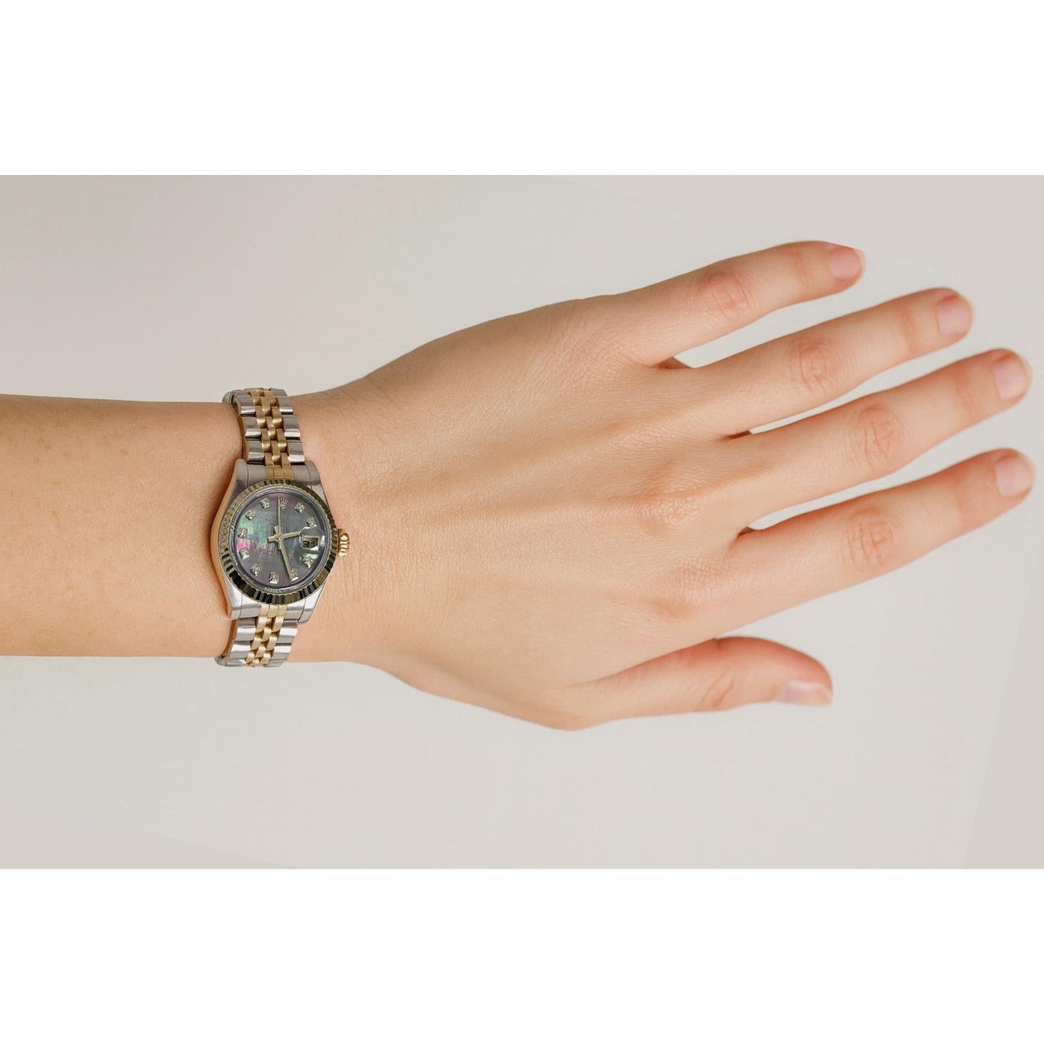Feiner Rolex Karat – Schrägansicht