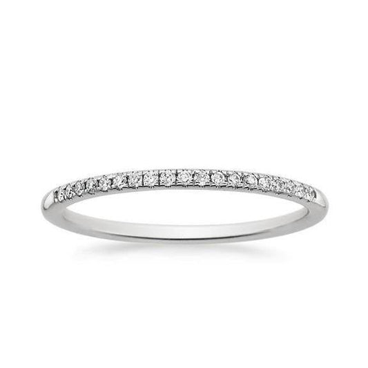 1,9 ct Rundschliff Echt Diamant Damen Ehering 14K Weißgold