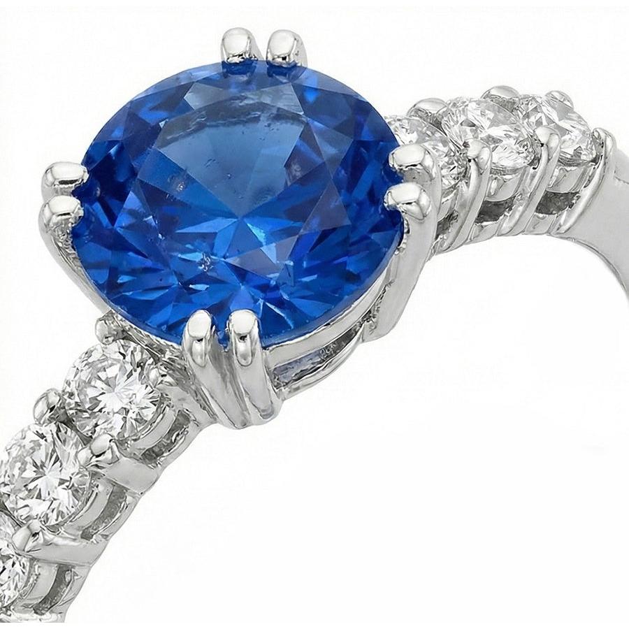 1 Carat blauer Saphir-Jubiläumsring