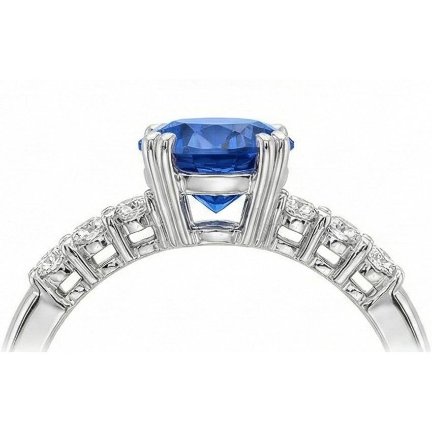 1 Carat blauer Saphir-Jubiläumsring