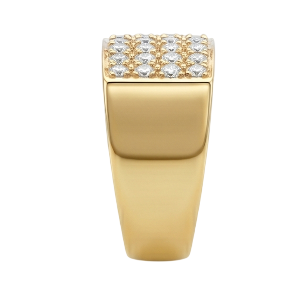 1,40 Karat Rundschliff Echt Aus der Erde Abgebauter Natürlicher Diamant Wunderschöner Gelbgold Ring