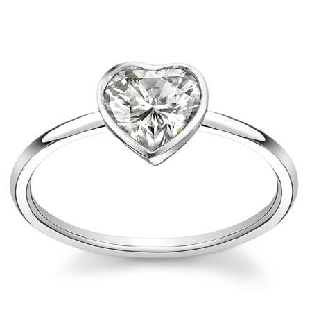 1.50 ct Solitär-Echt-Diamant-Jubiläumsring in Herzform