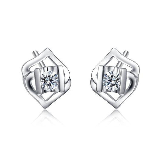 1.60 ct runder Brillantschliff Echt Diamanten Damen Ohrstecker