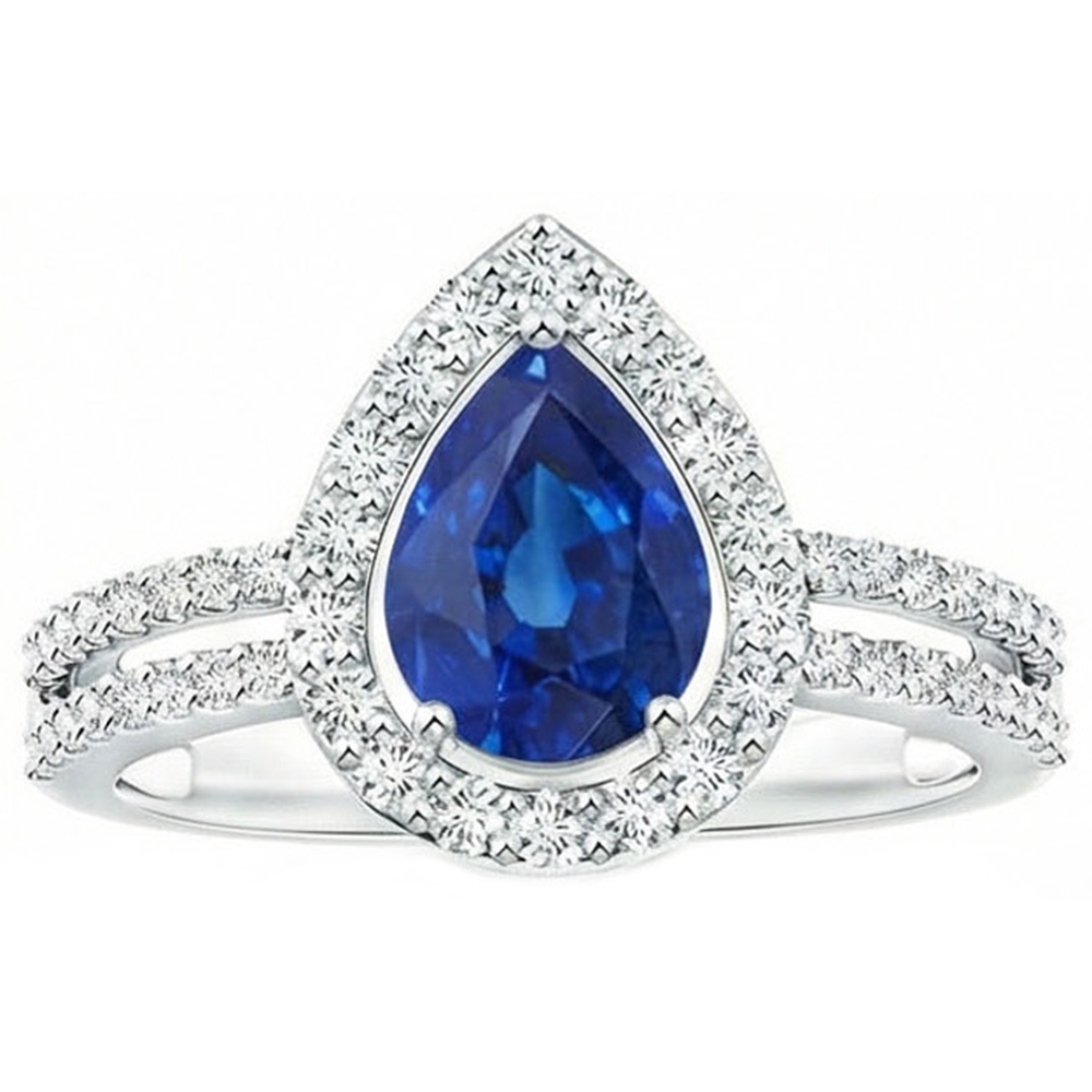 echter round diamant 2.50Karat ring Seitenansicht