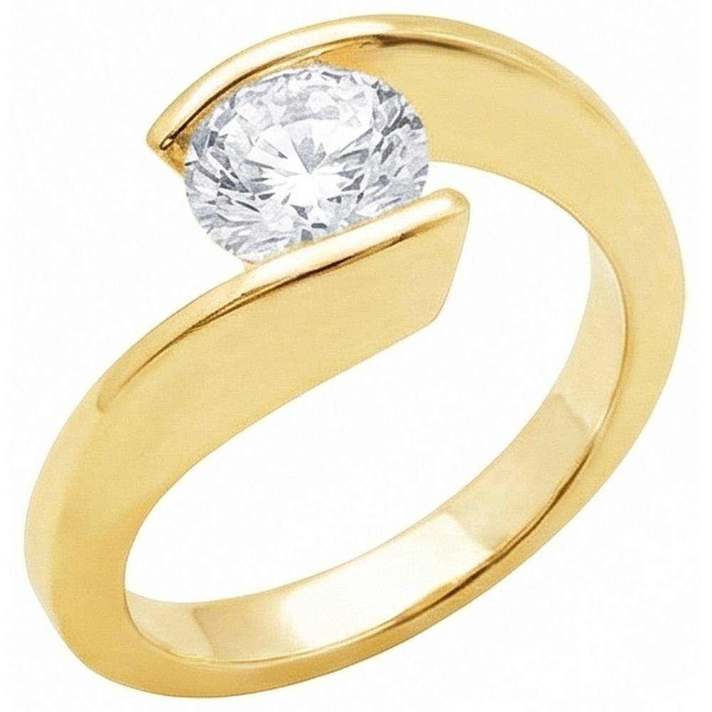 echter round diamant 2.50Karat ring Detailansicht